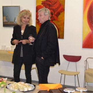 Portrait  Elke Bürger, Manfred Schieber Kunsttreff Erkelenz