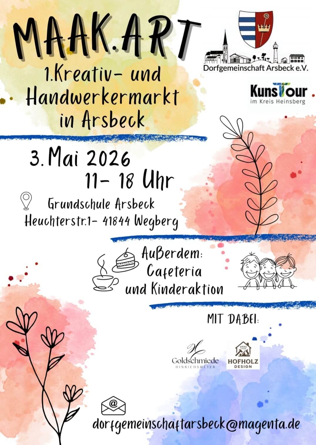 Portrait  Dorfgemeinschaft Arsbeck - 1. Kreativ- und Kunsthandwerkermarkt