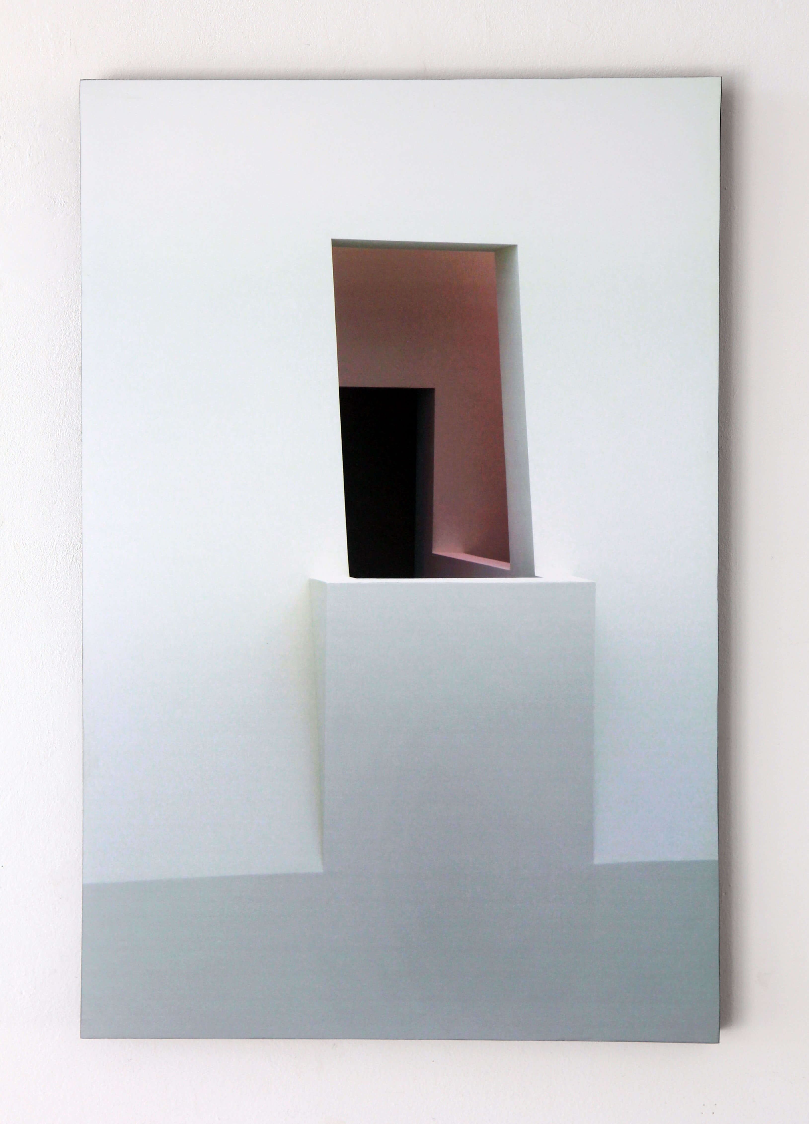 Balkon Frankfurt I, 2025, UV-Direktdruck auf Fotoboard, 90 x 60 cm